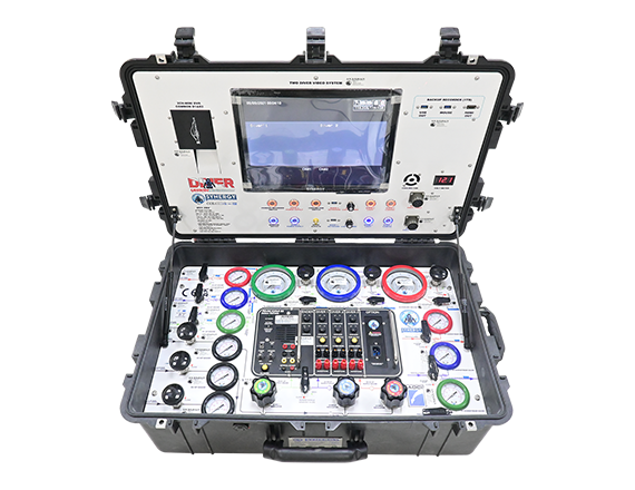 Three diver portable panel, D040